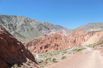 Naklejka premium Los Colorados in Purmamarca, Jujuy, Argentina.