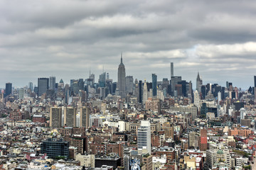 Fototapeta na wymiar New York City Downtown Skyline