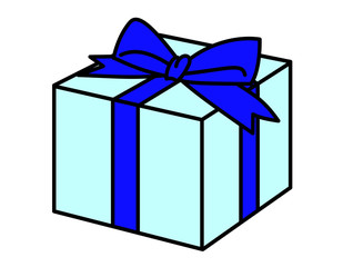 プレゼント(青)