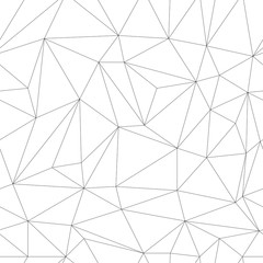Obraz premium BEZSZWOWY WZÓR WEKTOROWY POLYGONOWY. ZARYSUJ TRÓJKĄTNE TRENDY TŁO