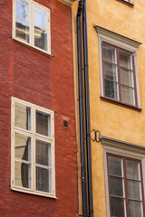 Fototapeta na wymiar Old town facade, Stockholm