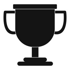 Cup award icon vector simple