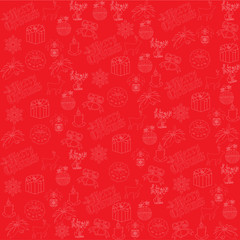 Christmas and New Year pattern