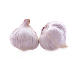 garlic isolated on white background