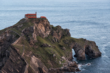 Fototapeta na wymiar Gaztelugatxe island. Biscay, Basque Country (Spain)