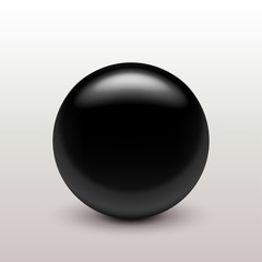 black clear ball
