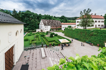 Ambras Castle in Innsbruck, Austria.