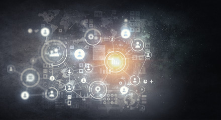 Global network as means for communication