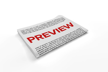Preview on Newspaper background