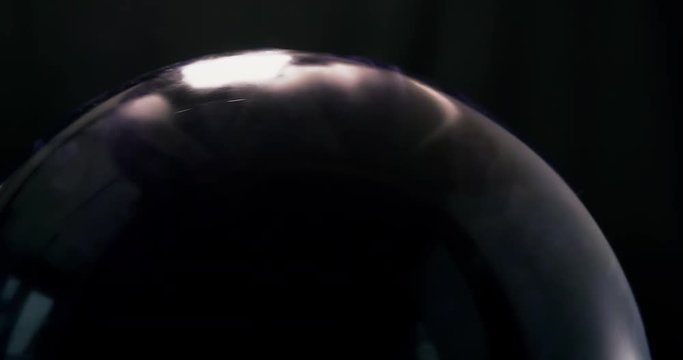 Shinning spinning bowling ball background