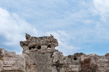 Ancient Mayan Ruins at Tulum, Quintana Roo, Mexico