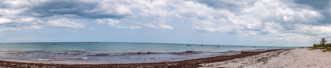 Fototapeta na wymiar Tulum Beach, Quintana Roo, Mexico