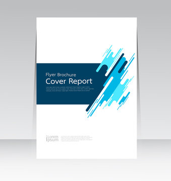 Vector Abstract Design Cover Report Layout Brochure Poster Template.