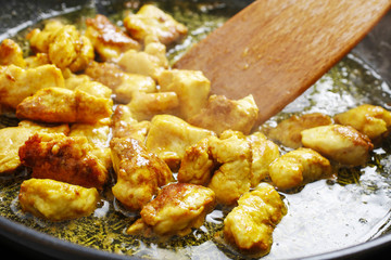 Roasted chicken with herbs