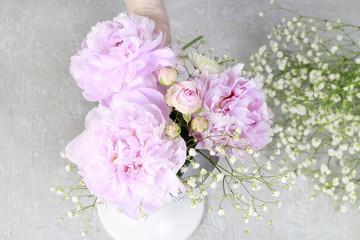 How to make wedding floral arrangement