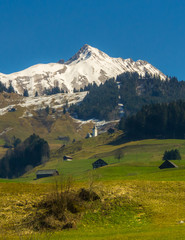 Swiss landscape portrait