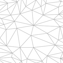 Obraz premium Jasnoszary ornament geometryczny. Wzór
