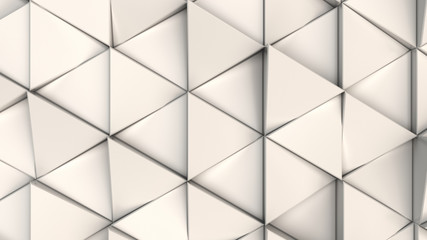 Pattern of white triangle prisms