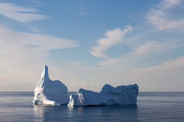 Iceberg in sunset in the Gerlache Strait