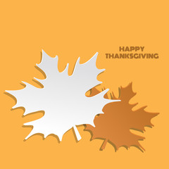 Happy Thanksgiving Day celebrations greeting card design background eps 10