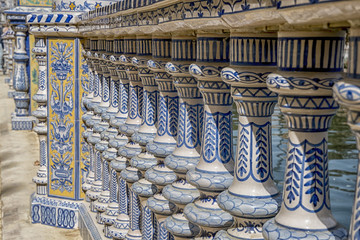 Fototapeta premium Seville - Spain and the Plaza de España 