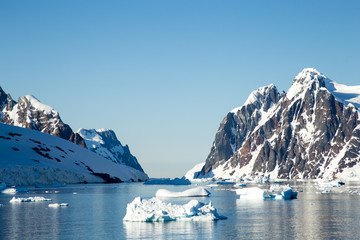 Antarctic Peninsula Landscape. 