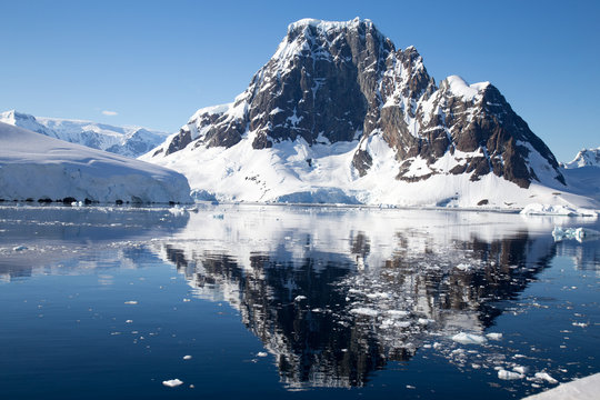 Antarctic Peninsula Landscape. 