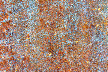 Rusty metal plate texture background.