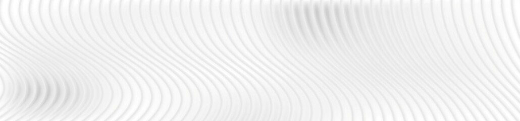 Abstract white waves and lines web header banner