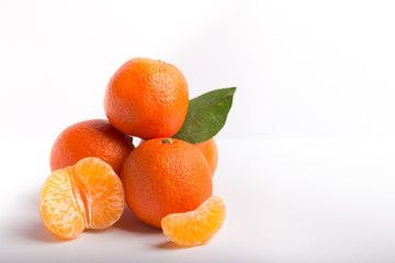mandarin isolated on a white background