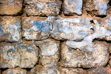 Aged stone wall for background
