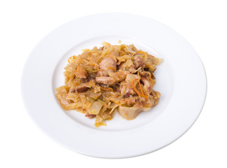 Chicken cabbage stir-fry.