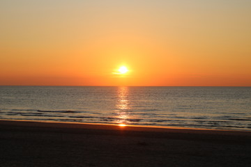 Sonnenuntergang an der Nordsee