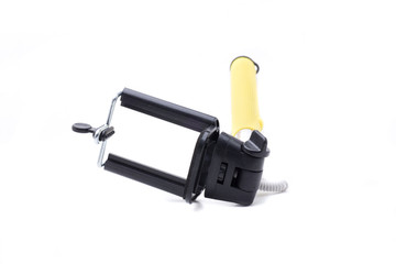 isolated extendable selfie stick