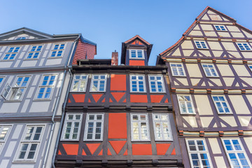 Colorful half-timbered houses in Hannover