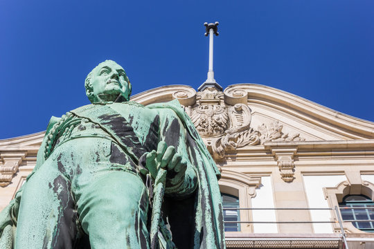 Statue of count Carl von Alfen in Hannover