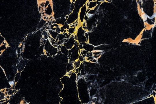 golden black marble pattern with detail of structure texture