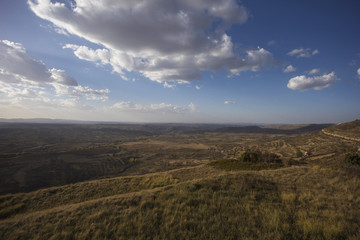 Fototapeta premium Spanish Landscape, picture take in Aragon