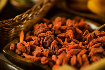Mix of dried fruits and nuts