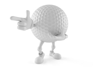 Golf ball character