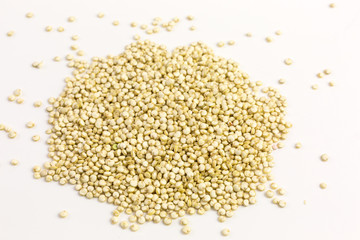 white quinoa seeds - chenopodium quinoa