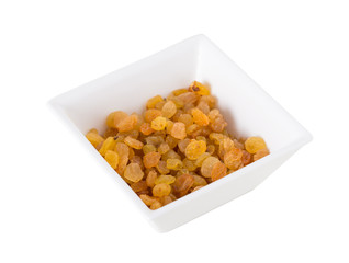 Yellow raisins.