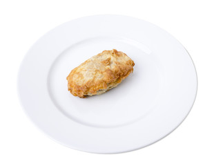 Baked chicken chop.