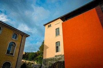 Immeuble le long des quais de Saône à Lyon