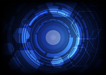 Abstract technology concept background, Hi-Tech background, Vector illustrator