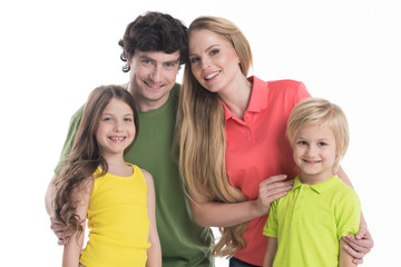 Obraz premium Family with children