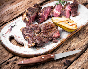 Appetizing grilled meat