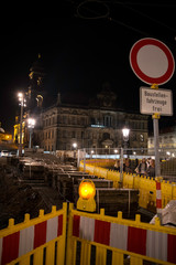 Nachtbaustelle Dresden
