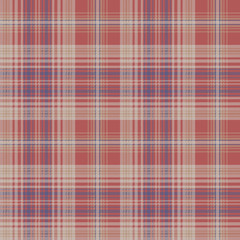 Vintage check plaid fabric texture seamless pattern