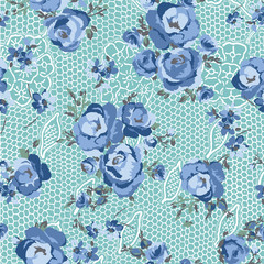 lace floral pattern